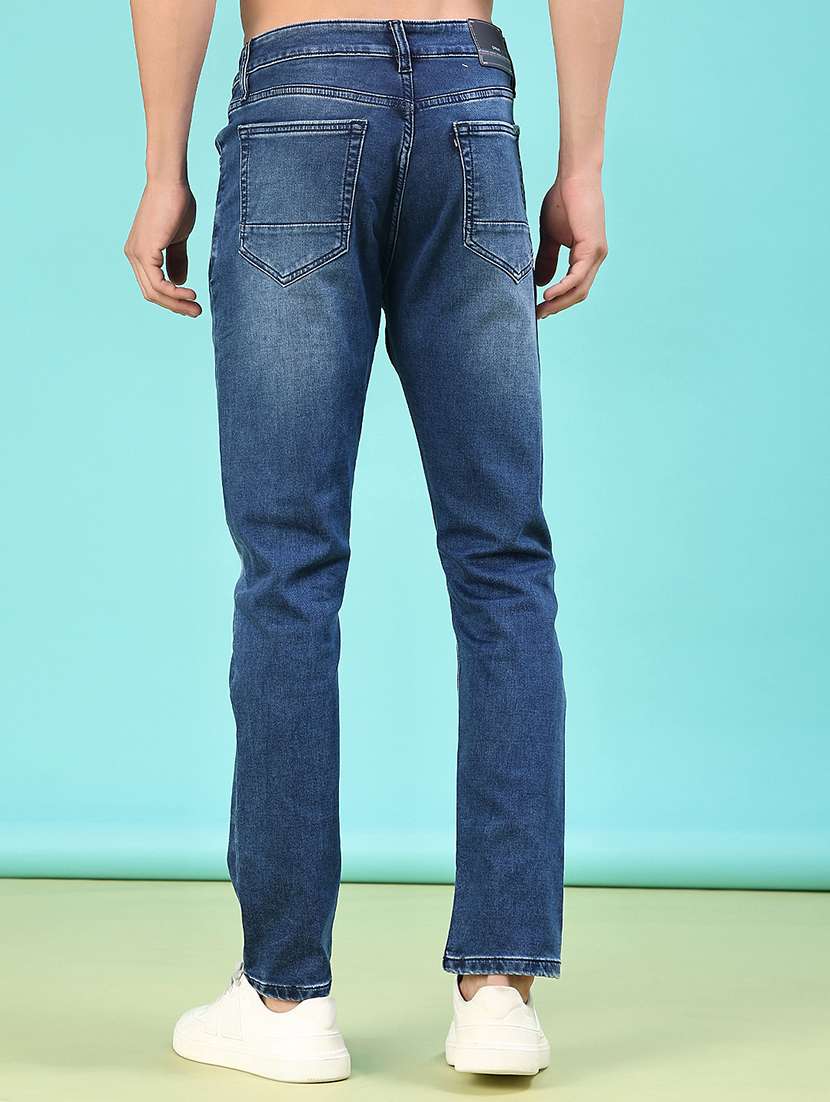 men washed mid rise full length jeans - 22040964 -  Standard Image - 3