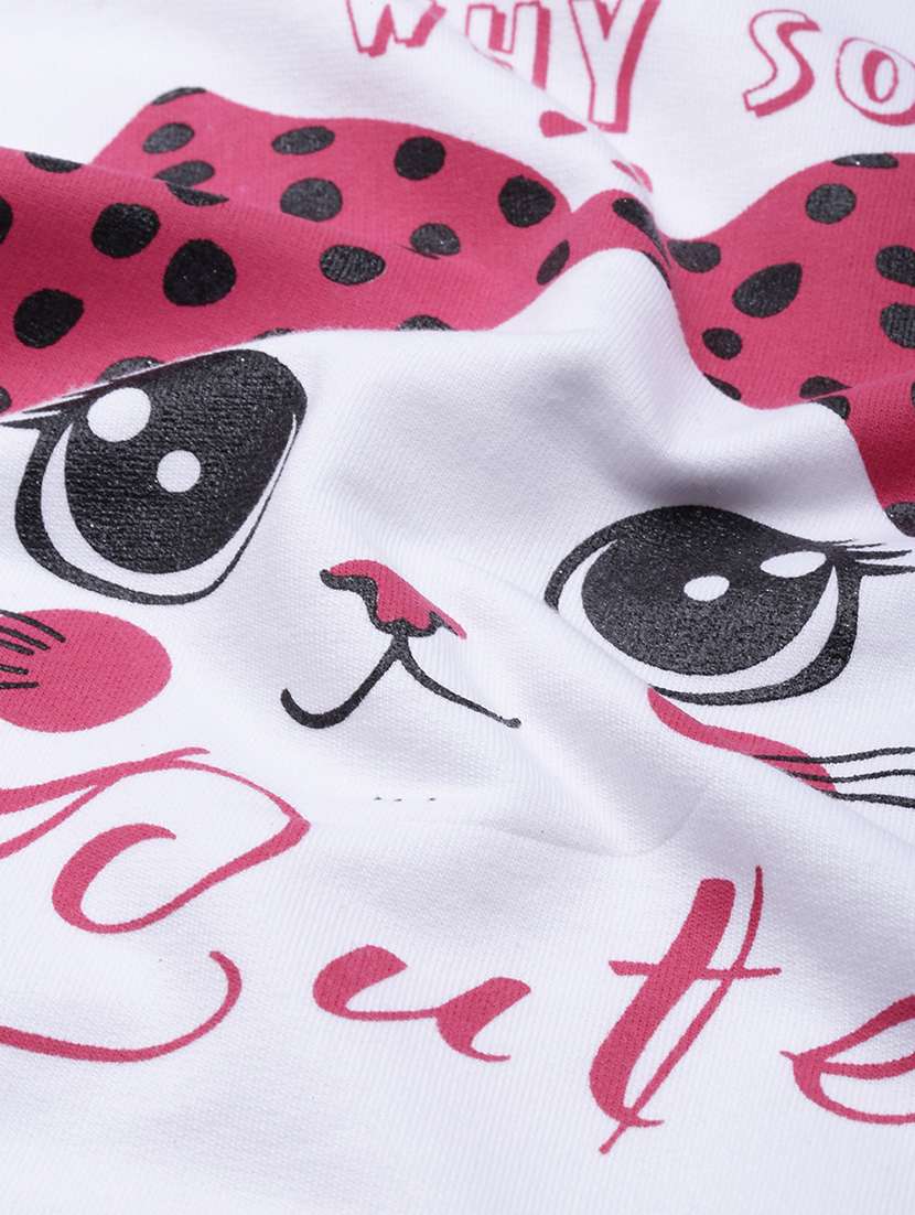 girls printed long sleeve regular fit sweatshirt - 22041048 - Standard Image - 3