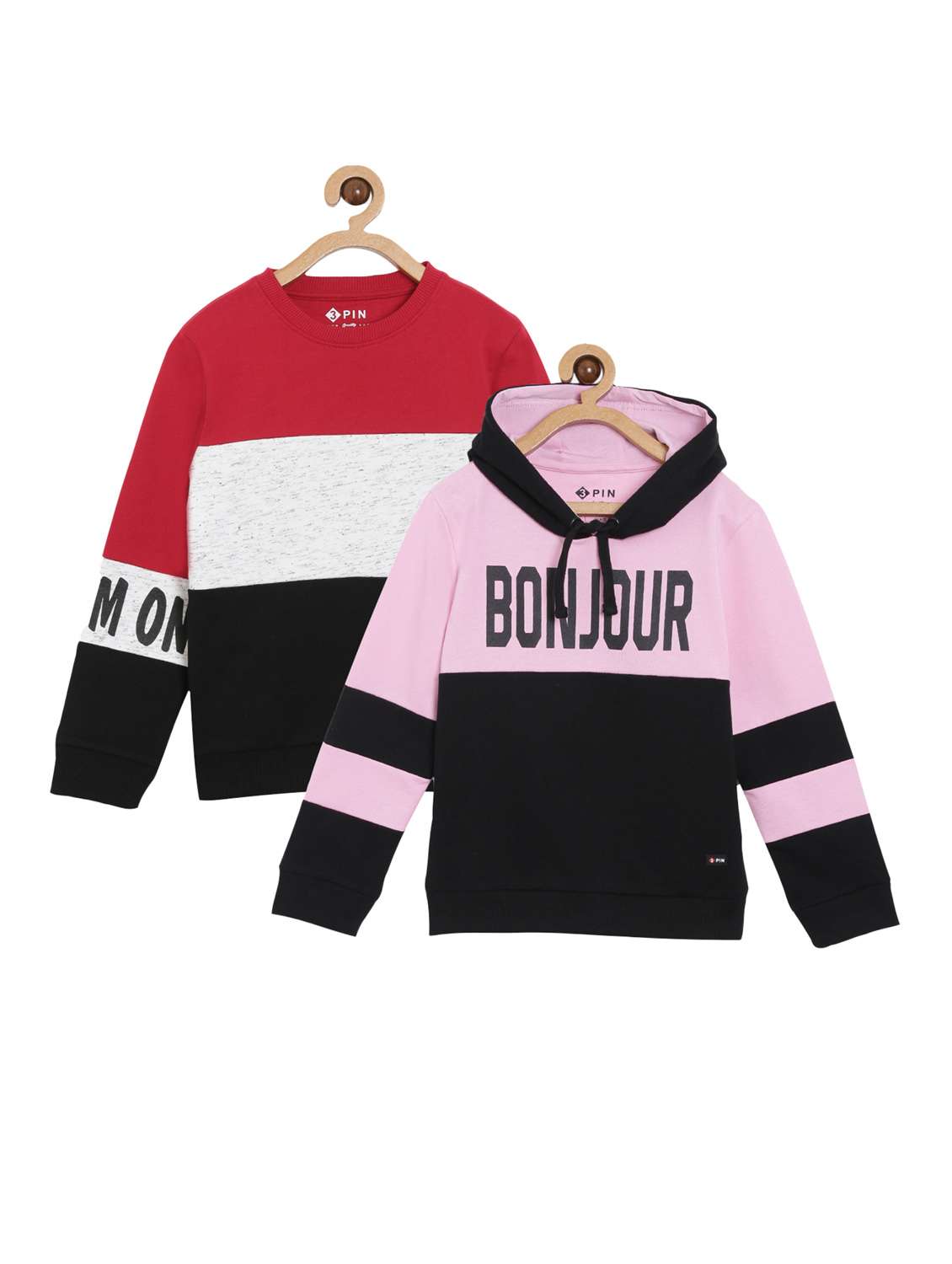 kids pack of 2 printed long sleeve sweatshirt - 22041052 - Zoom Image - 0
