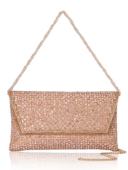 envelope clutch with zari work - 22041130 - Standard Image - 0