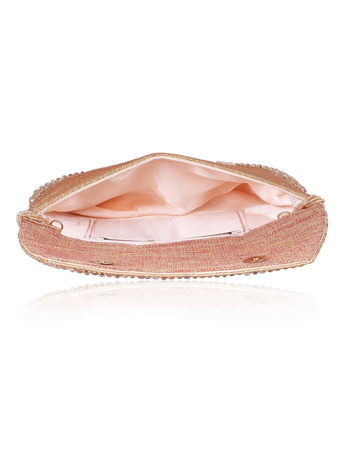 envelope clutch with zari work - 22041130 - Standard Image - 3