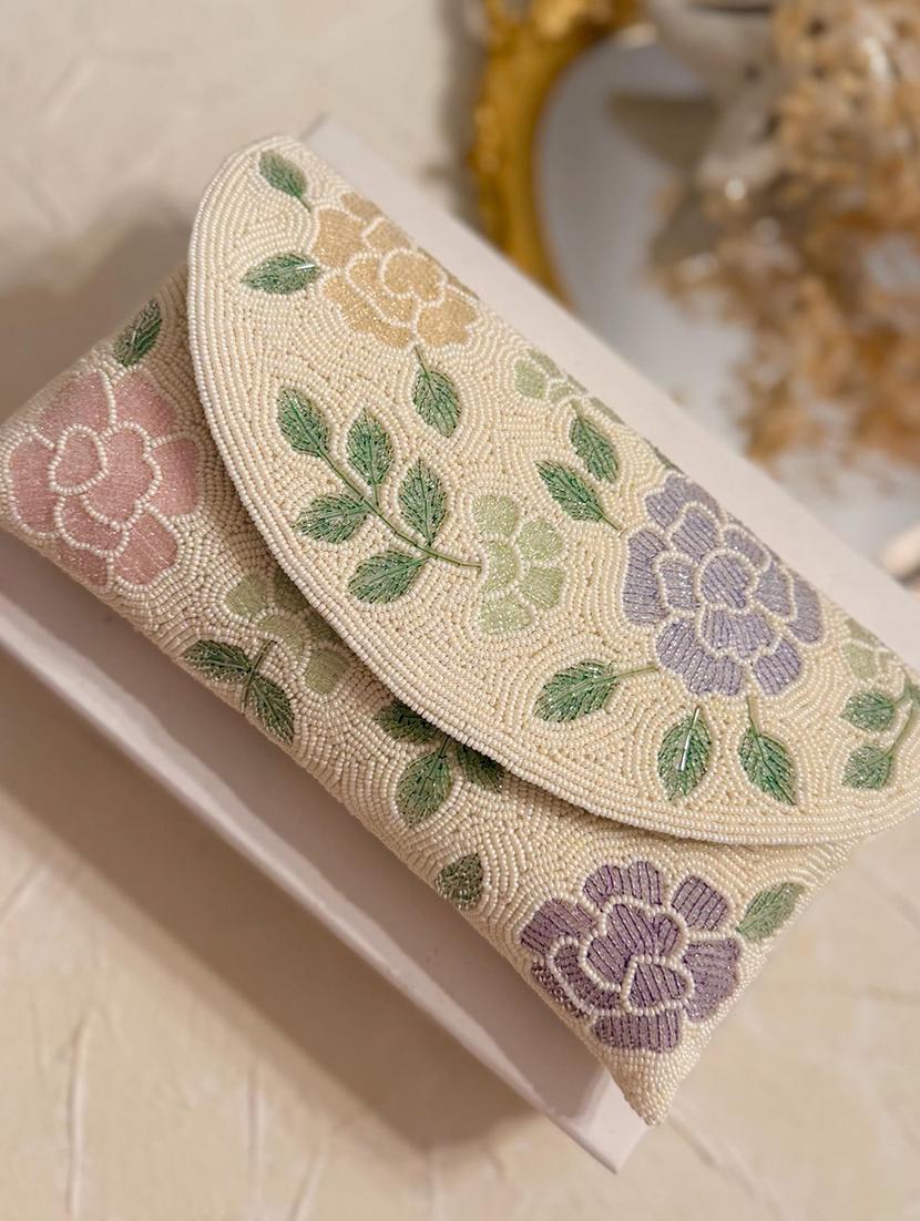 women embellished clutch with flap - 22041133 - Standard Image - 3