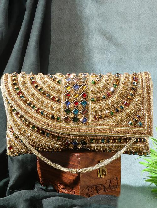 women embellished clutch - 22041141 - Standard Image - 0