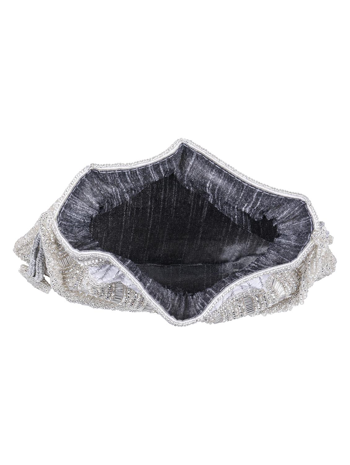 women embellsihed potli bag - 22041147 - Standard Image - 3