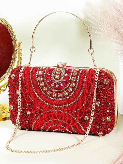women embellished clutch - 22041150 -  Standard Image - 0