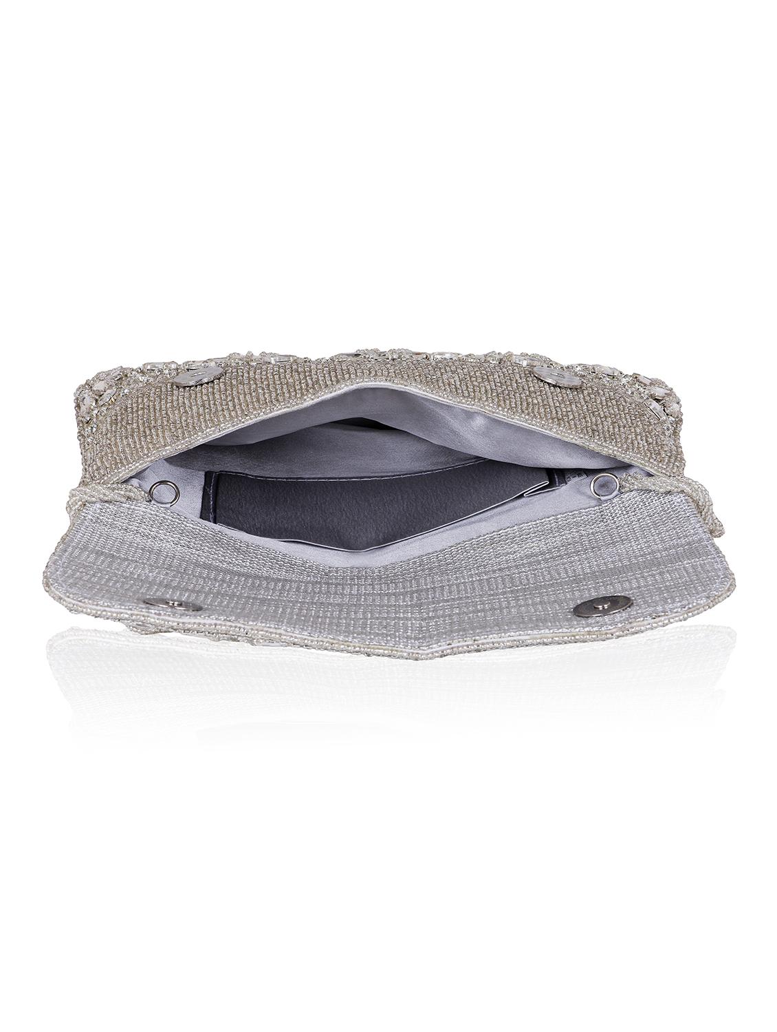 women embellished clutch - 22041153 - Standard Image - 3