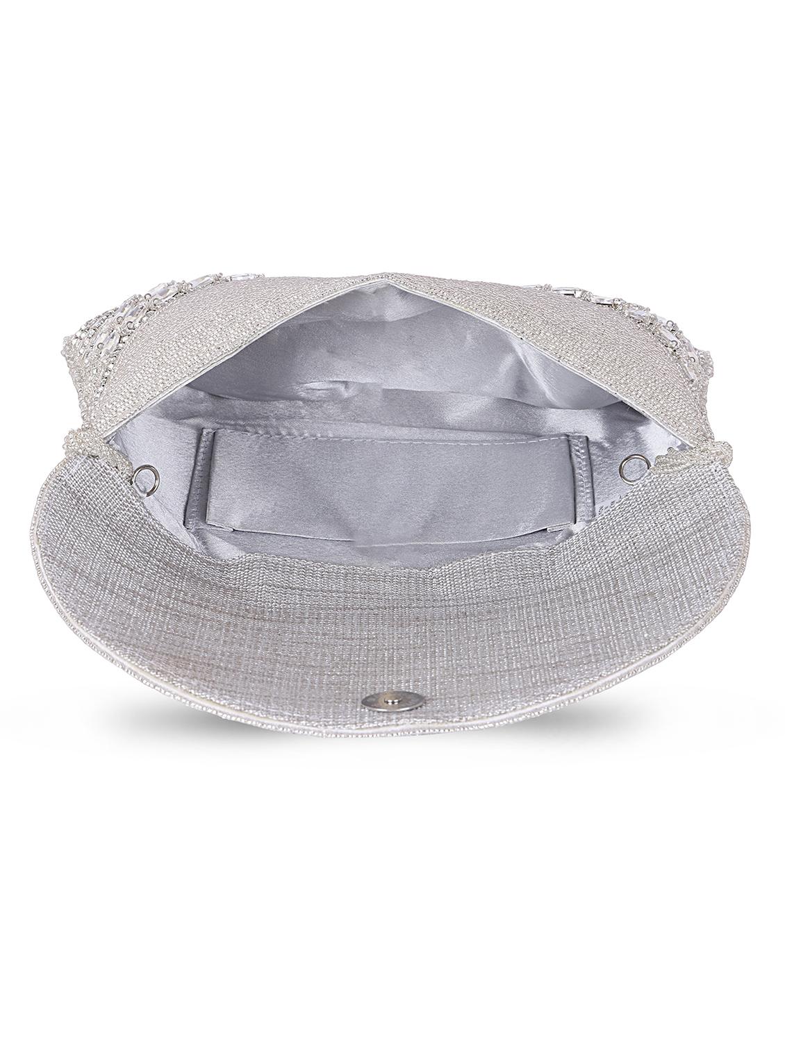 women embellished clutch - 22041163 - Standard Image - 3