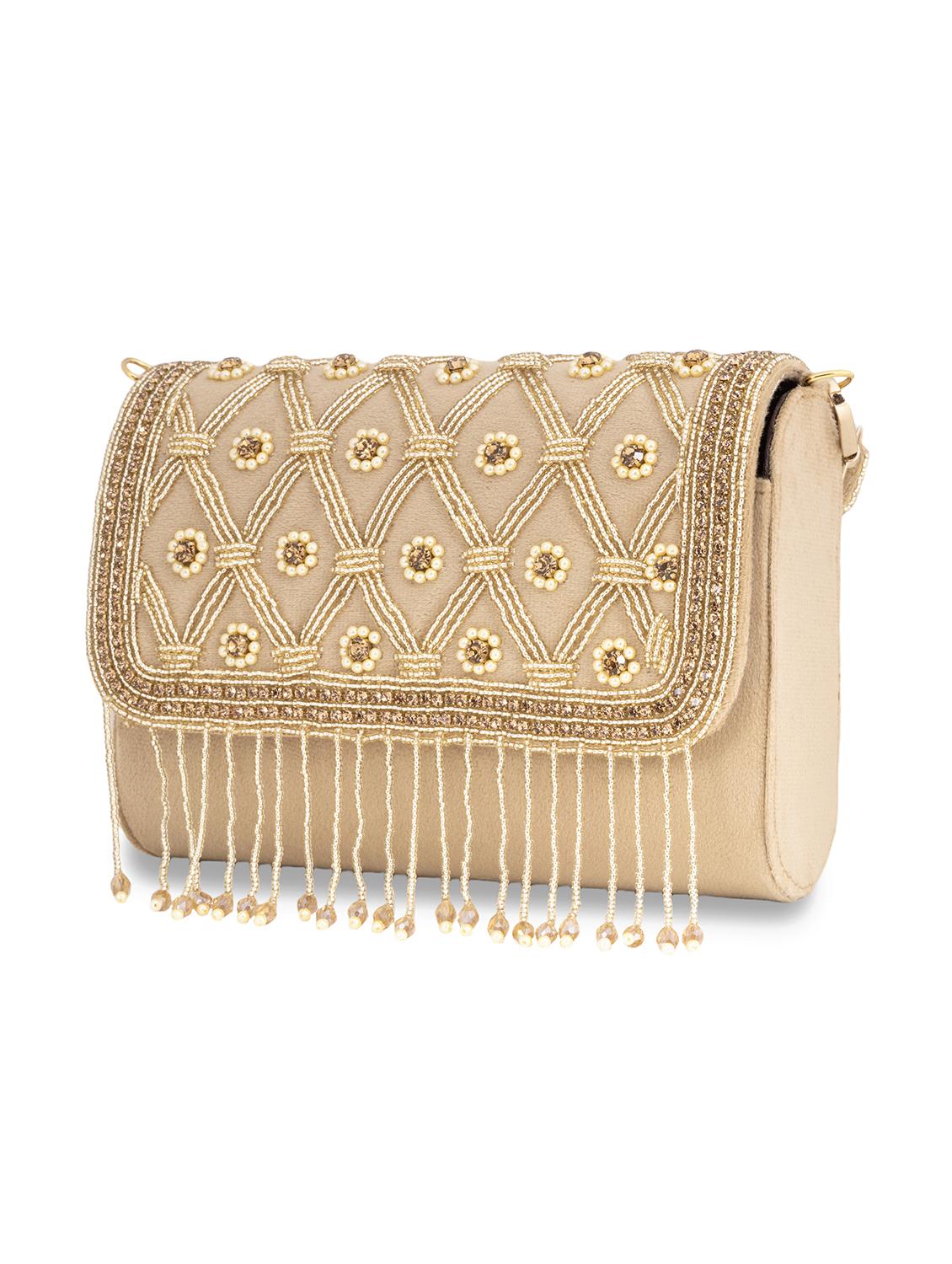 women embellished clutch - 22041178 - Standard Image - 3
