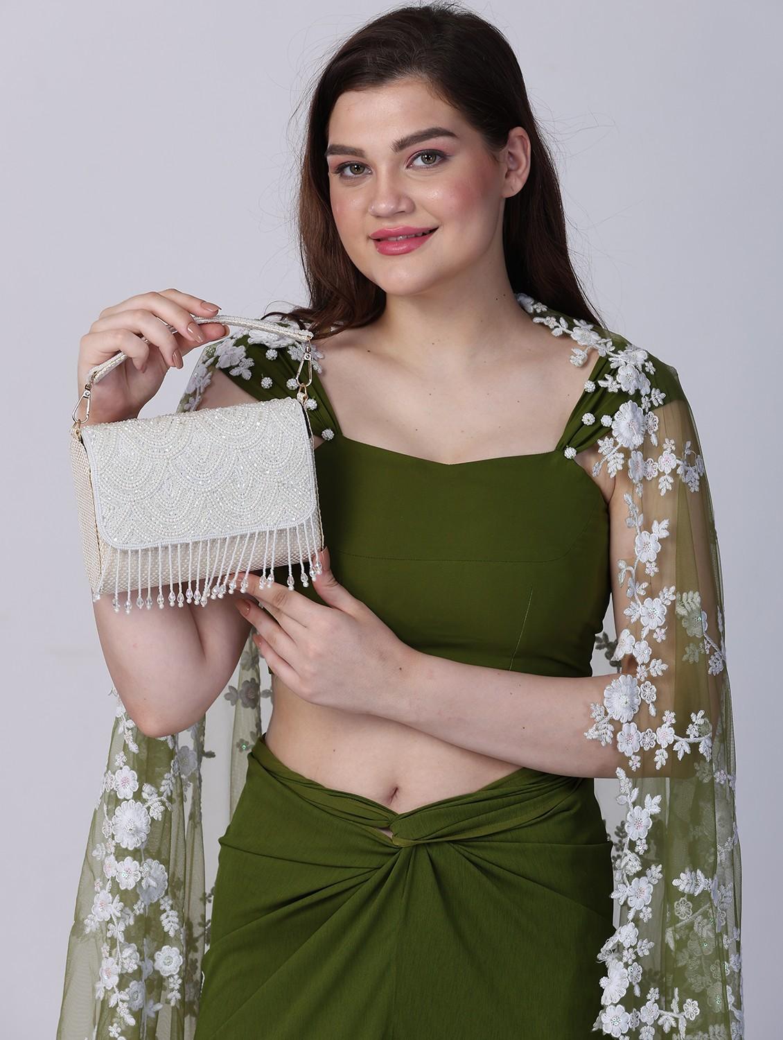women embellished clutch - 22041183 - Standard Image - 5