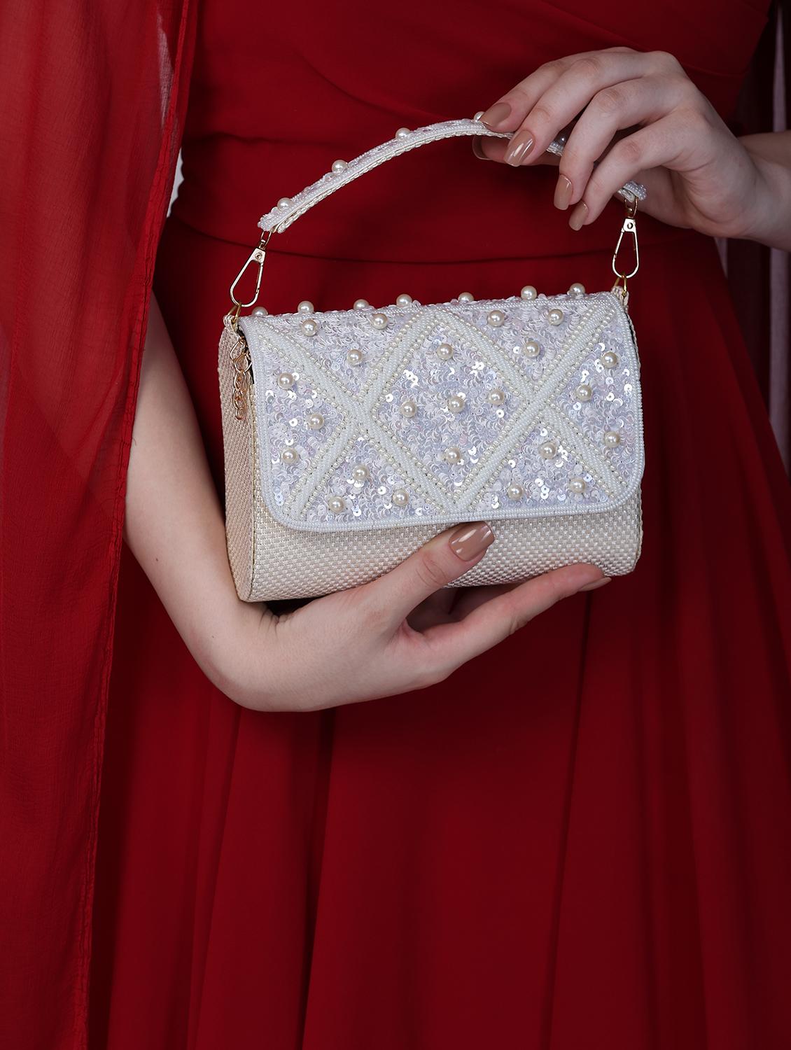 women embellished clutch - 22041184 - Standard Image - 5