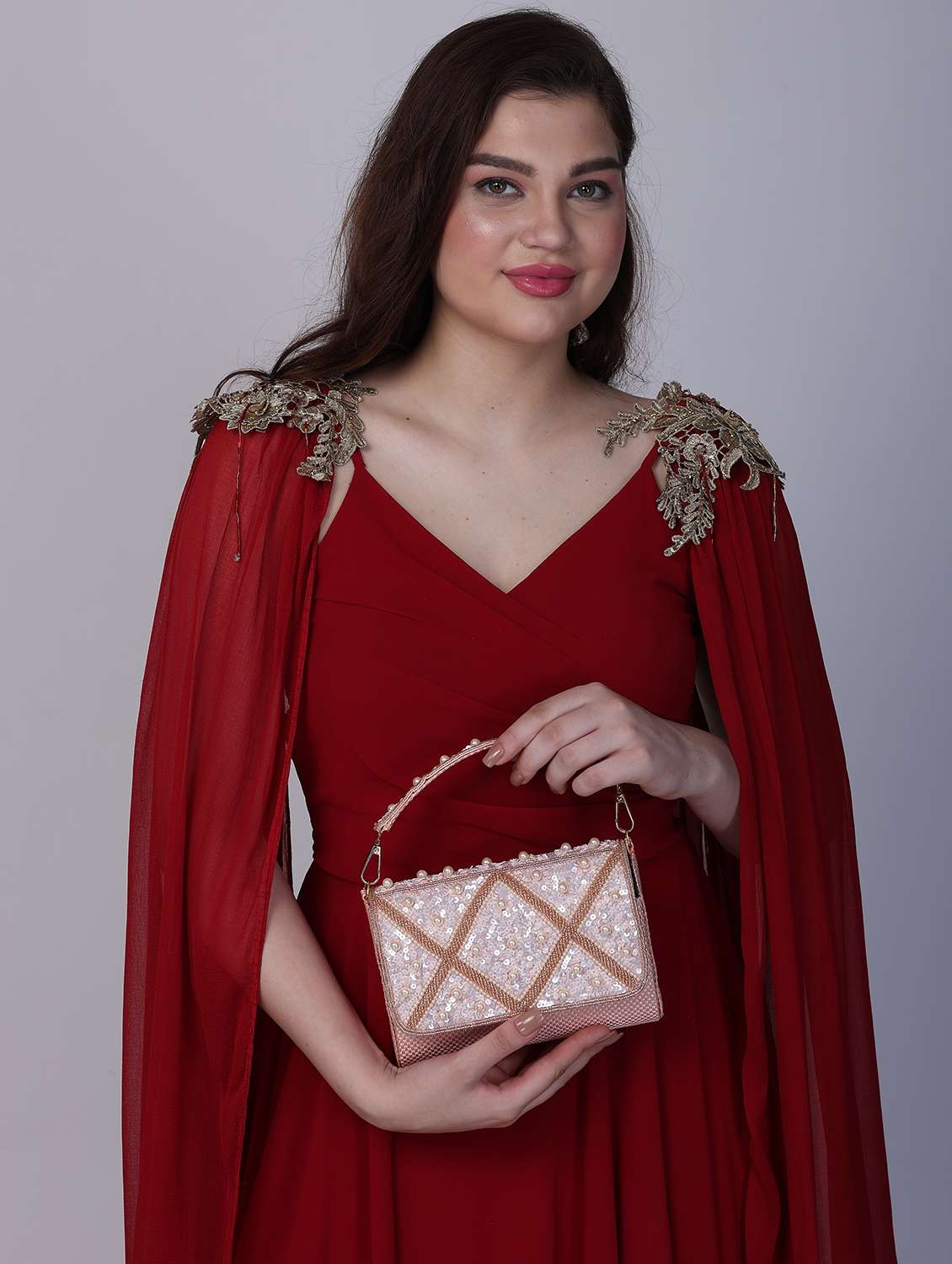 women embellished clutch - 22041185 - Standard Image - 5