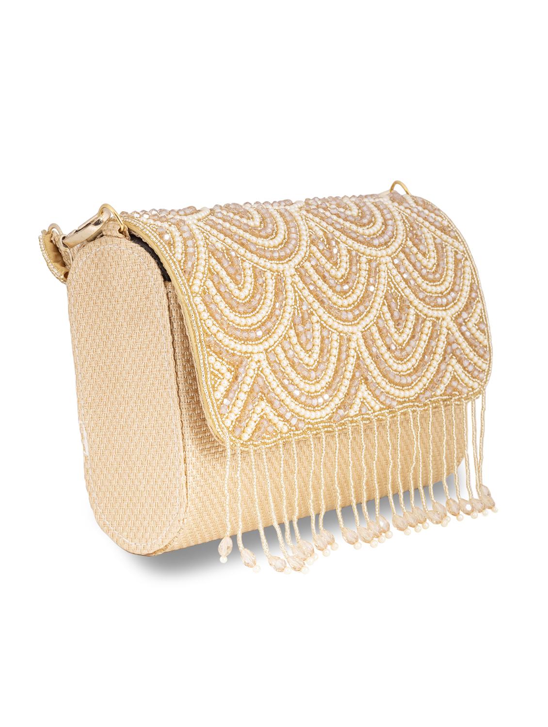 women embellished clutch - 22041186 - Standard Image - 3