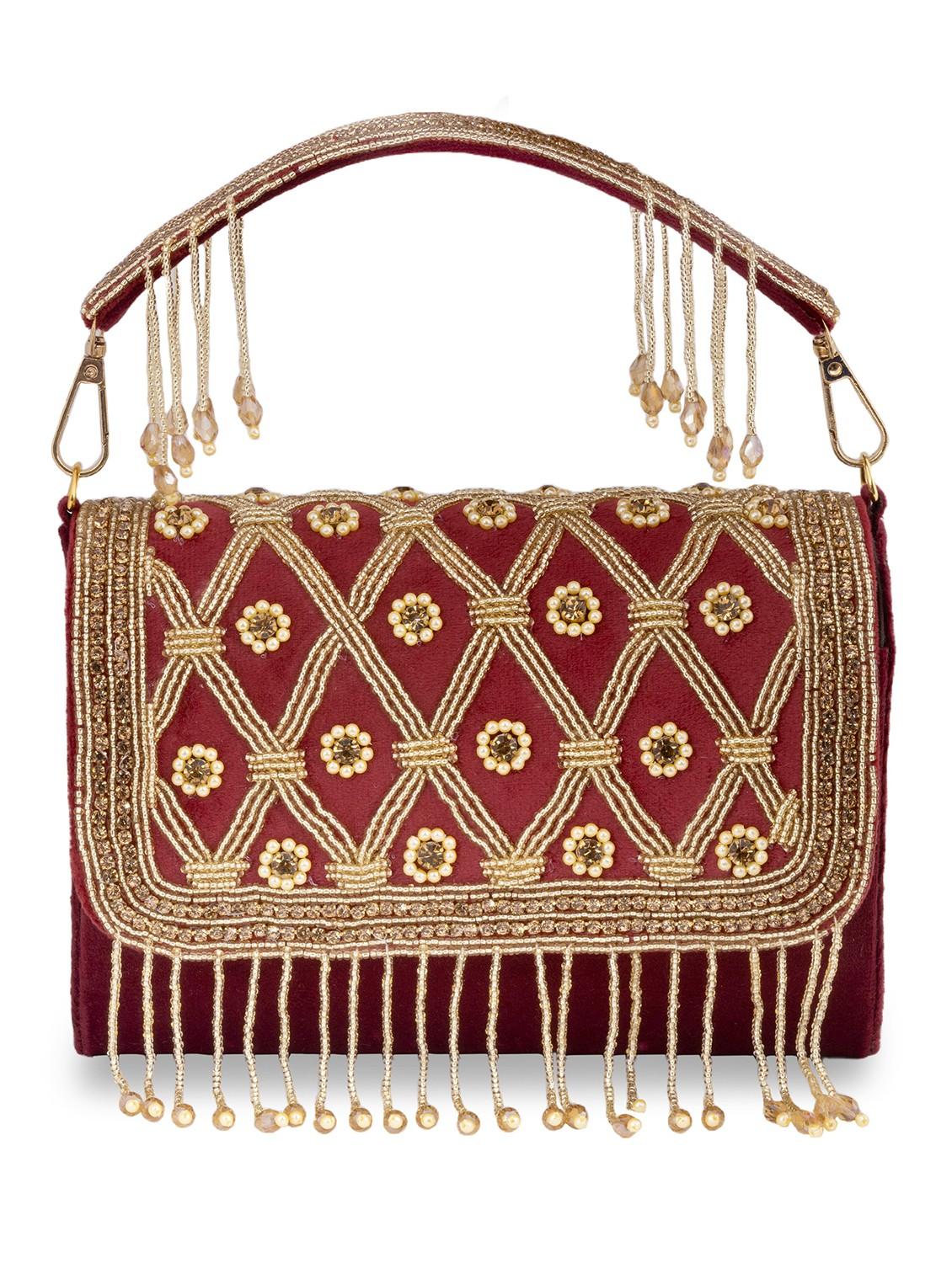 women embellished clutch - 22041188 - Zoom Image - 0
