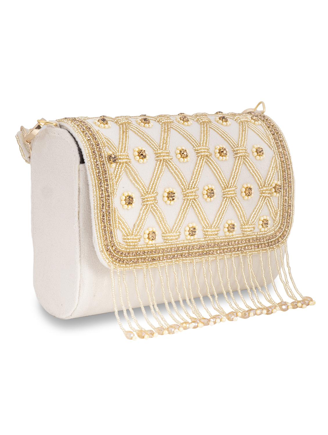 women embellished clutche - 22041190 - Standard Image - 3