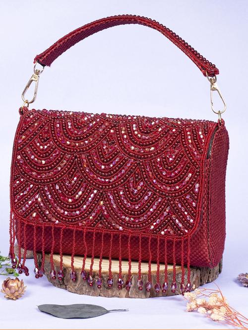 women embellished clutche - 22041192 - Standard Image - 0