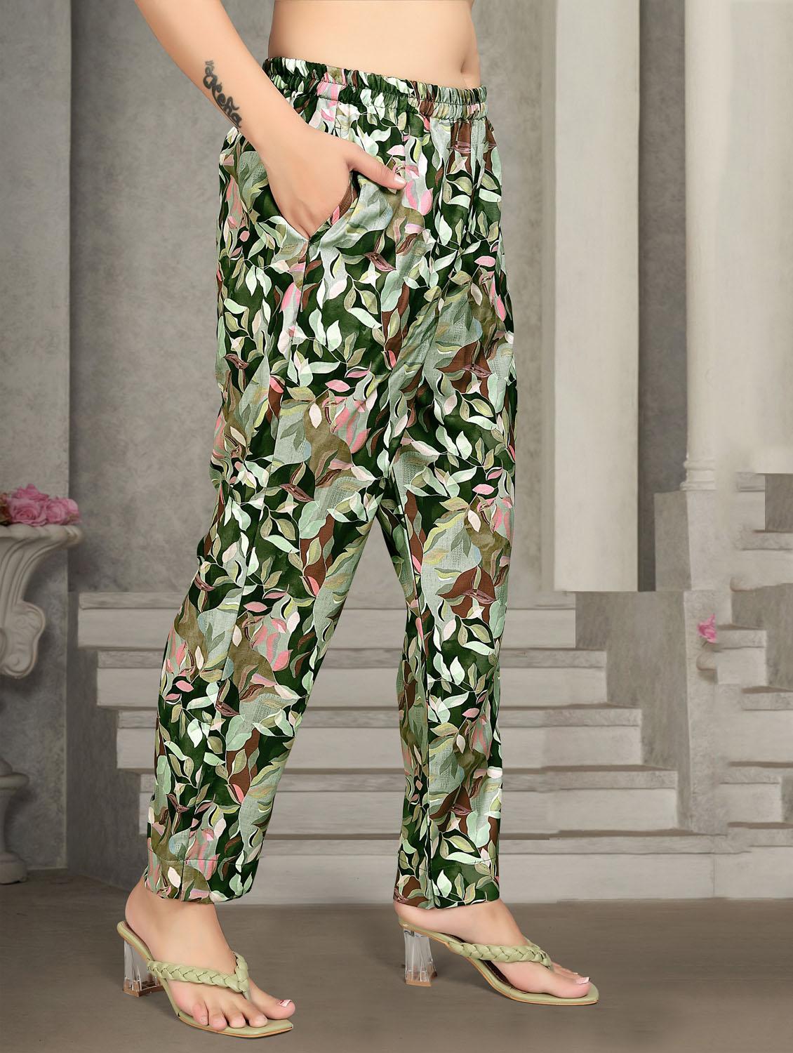 women printed three quarter sleeve ethnic co-ord set - 22041313 - Standard Image - 5