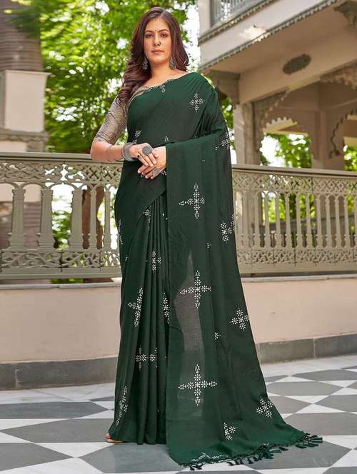 women printed casual wear saree with blouse - 22041488 -  Standard Image - 0
