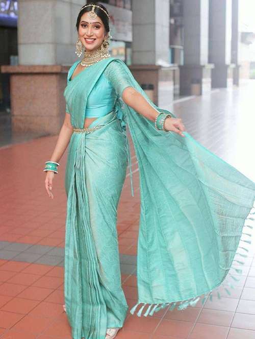 women self design kanjivaram saree with blouse - 22041502 - Standard Image - 0