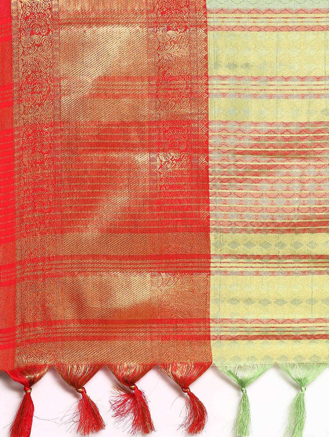 women self design kanjivaram saree with blouse - 22041516 - Standard Image - 3