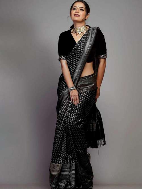 women self design banarasi saree with blouse - 22041697 -  Standard Image - 0