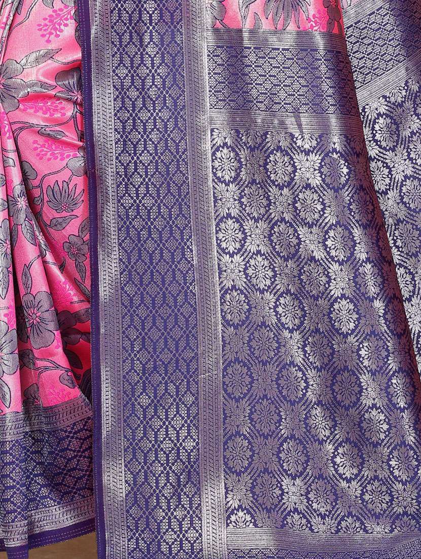 women self design banarasi saree with blouse - 22041731 - Standard Image - 3