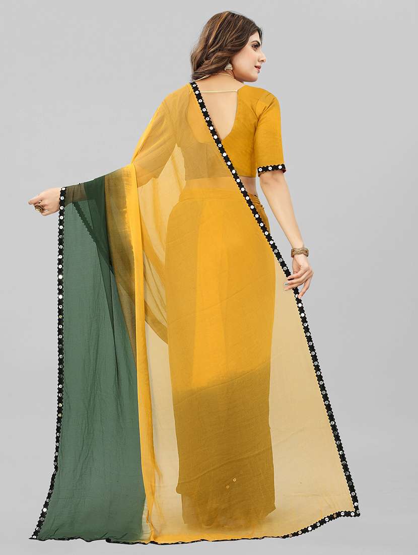 women ombre printed saree with blouse - 22041930 - Standard Image - 3