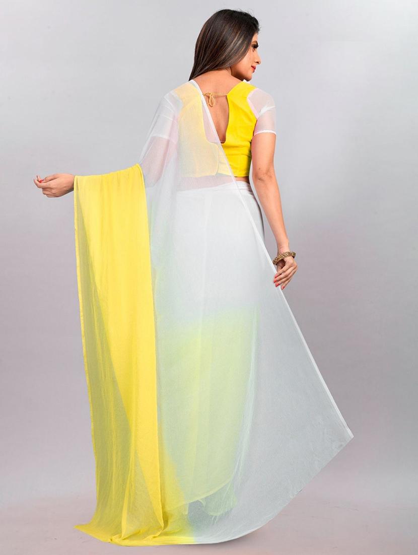 women ombre printed saree with blouse - 22041935 - Standard Image - 3