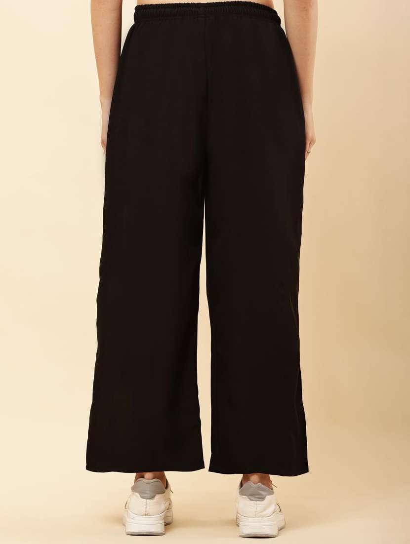 women tapered mid rise relaxed fit track pant - 22041973 - Standard Image - 3