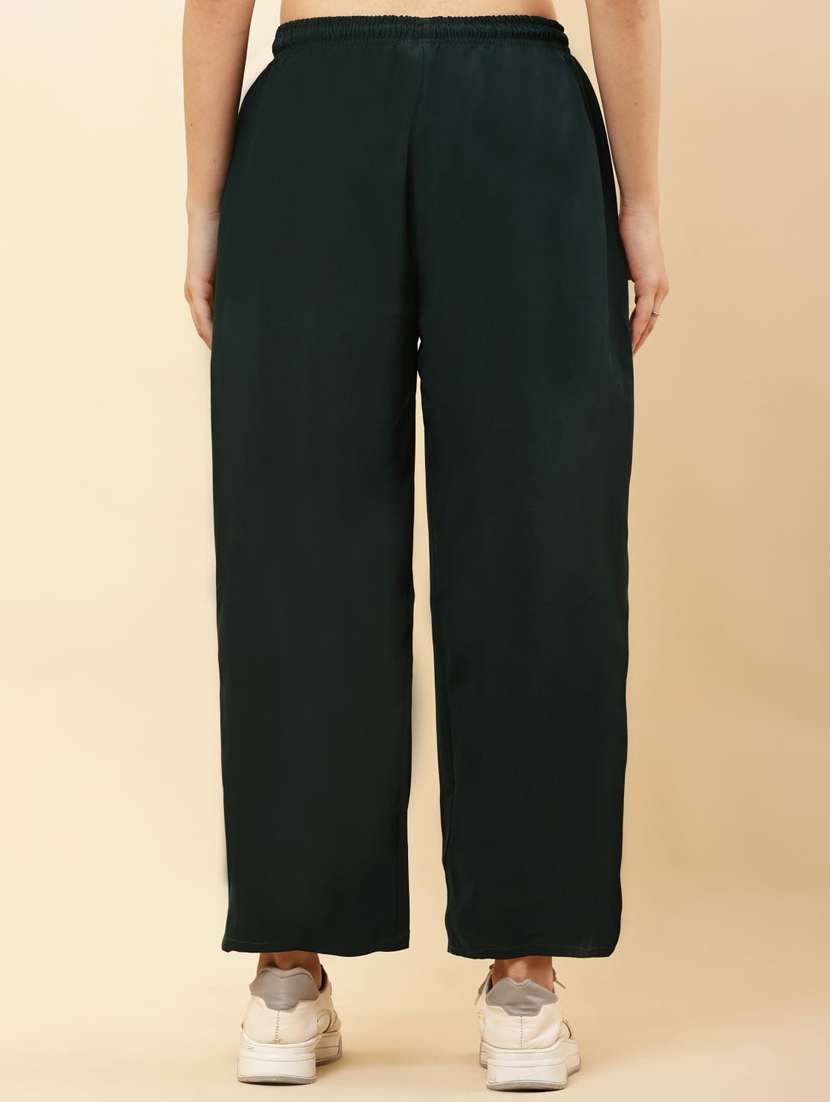 women tapered mid rise relaxed fit track pant - 22041974 - Standard Image - 3
