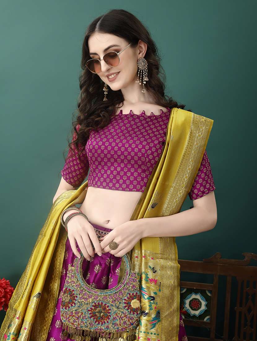 women selgf designed flared lehenga choli with duppata set - 22042088 - Standard Image - 5