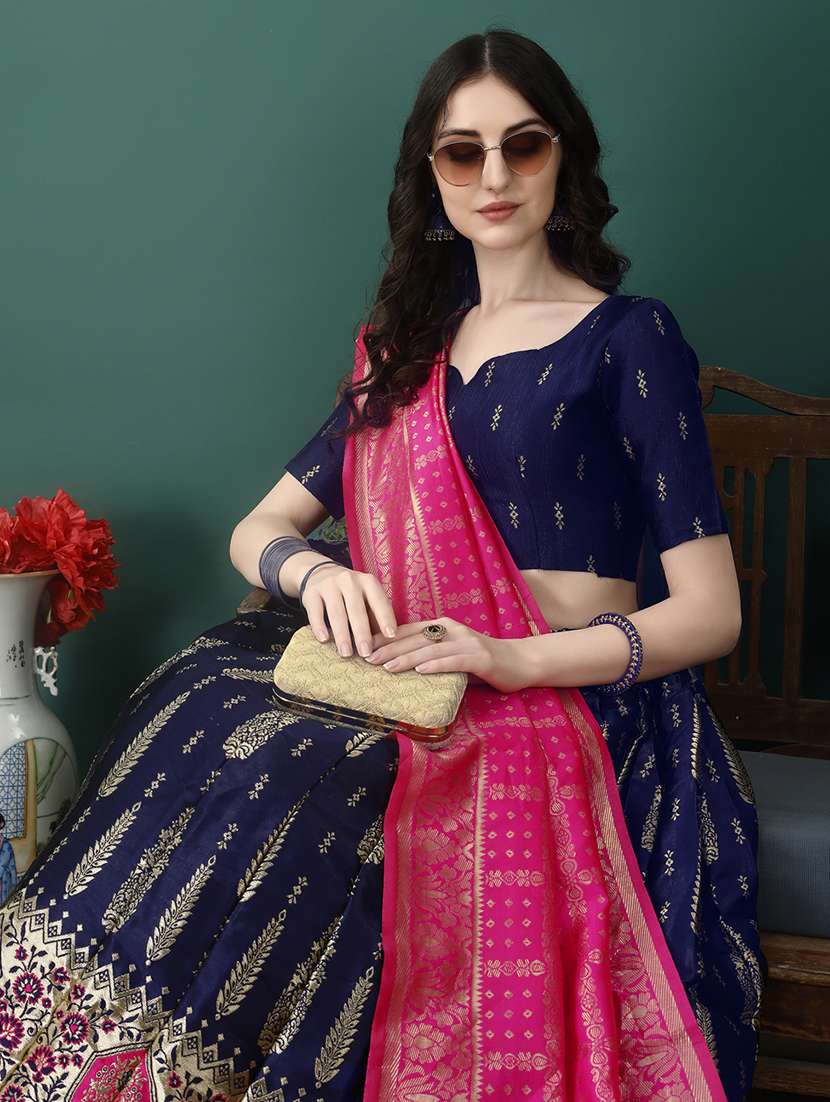 women self designed flared lehenga choli with duppata set - 22042090 - Standard Image - 3