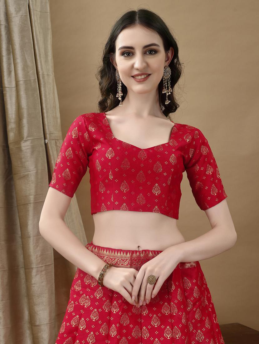 women self designed flared lehenga choli with duppata set - 22042096 - Standard Image - 5