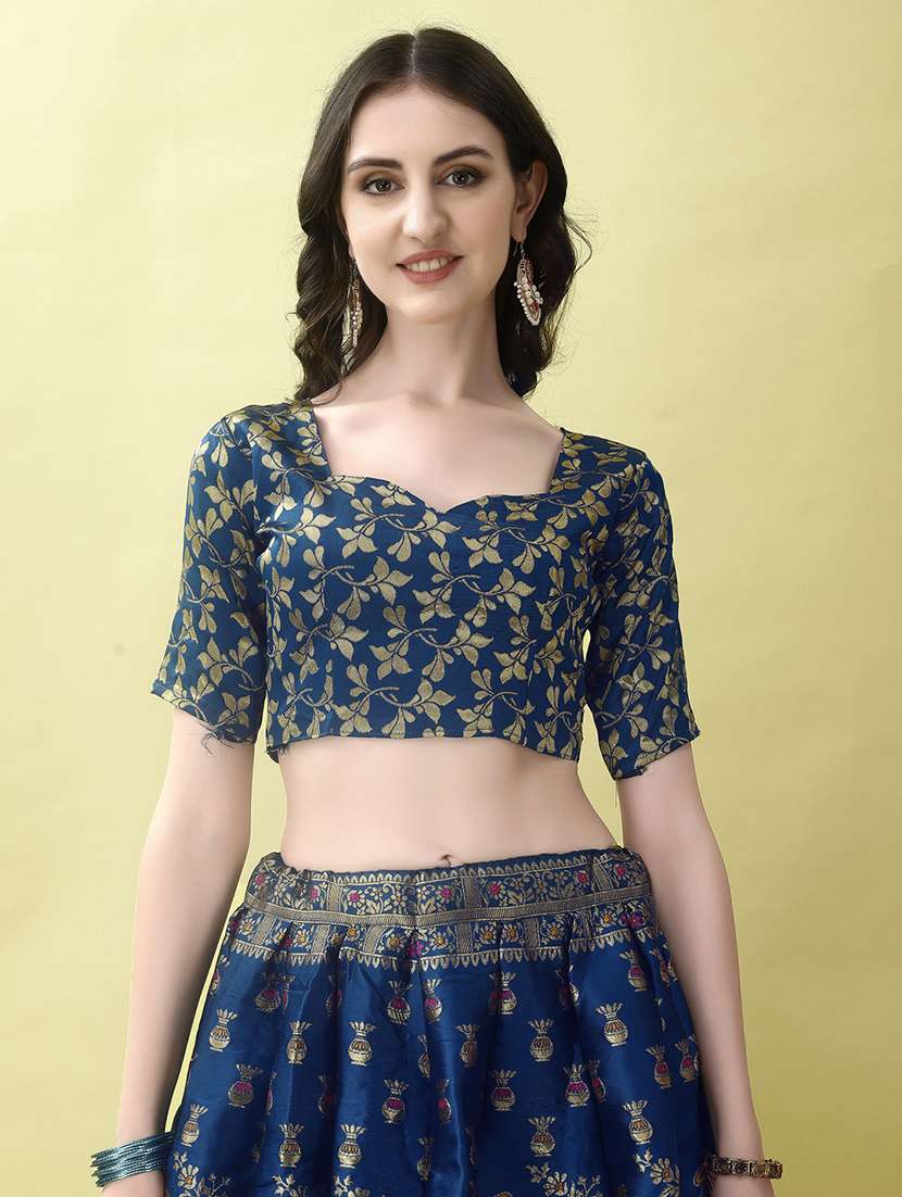 women self designed flared lehenga choli with duppata set - 22042114 -  Standard Image - 5