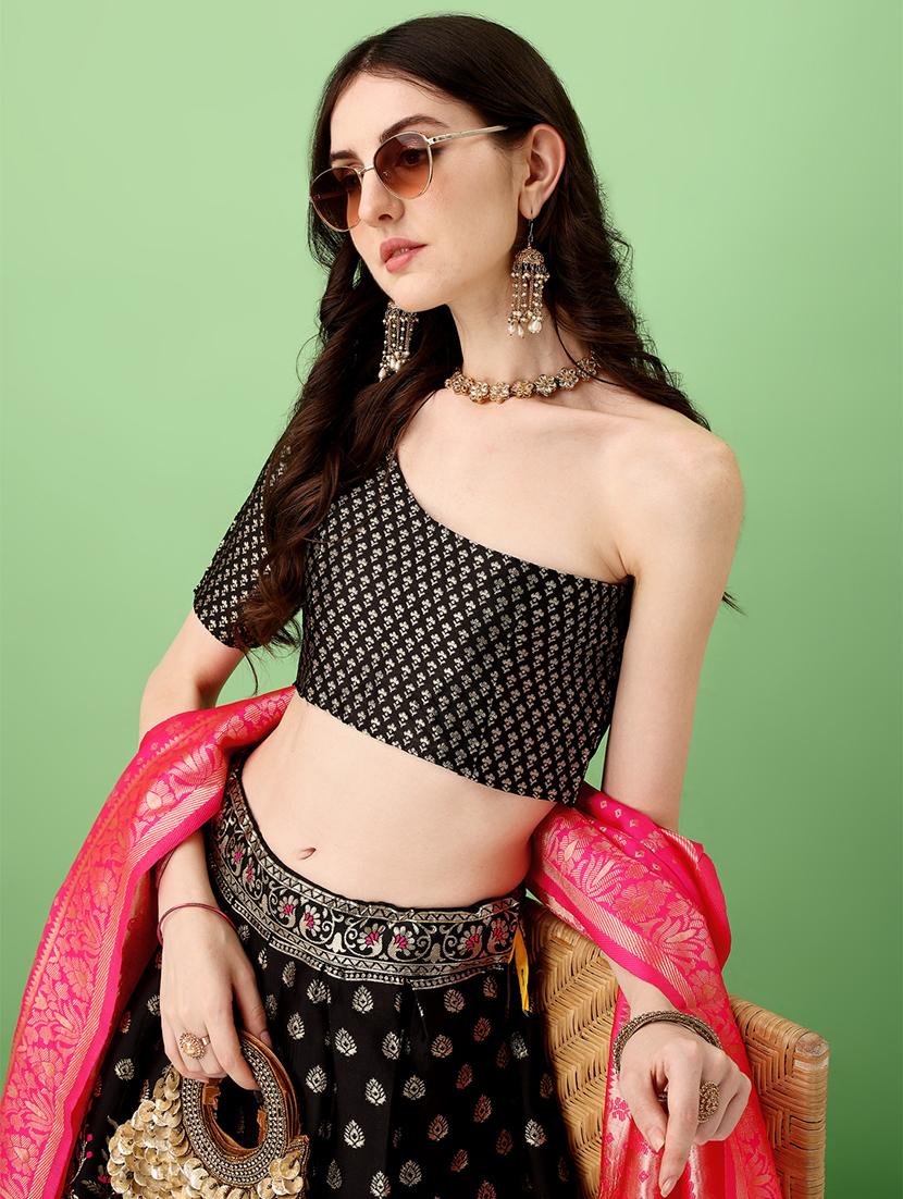 women self designed flared lehenga choli with duppata set - 22042122 - Standard Image - 5