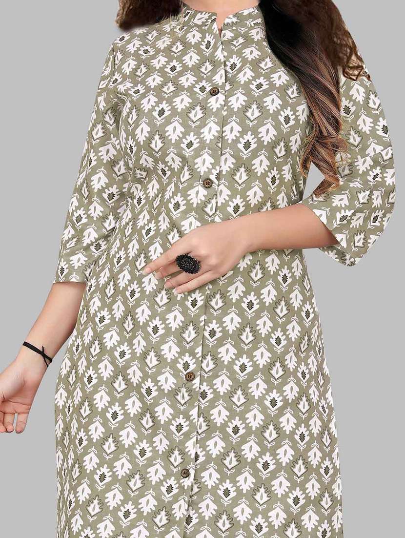 girls printed kurta and pant set - 22042254 - Standard Image - 3