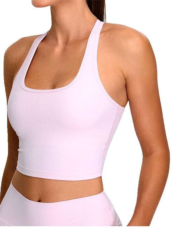 women pink solid active wear set - 22042315 -  Standard Image - 3