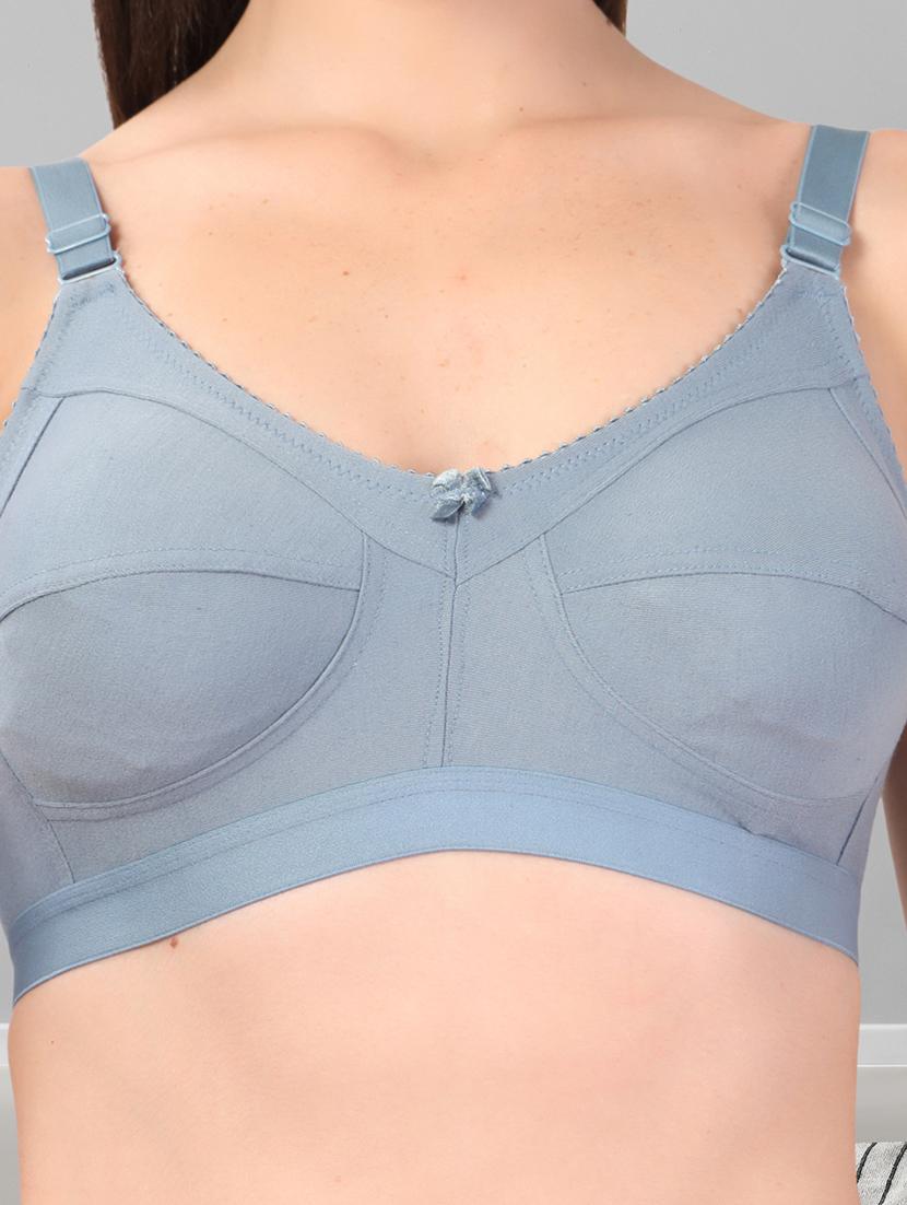 women pack of 3 solid bra and panty set - 22042376 - Standard Image - 5
