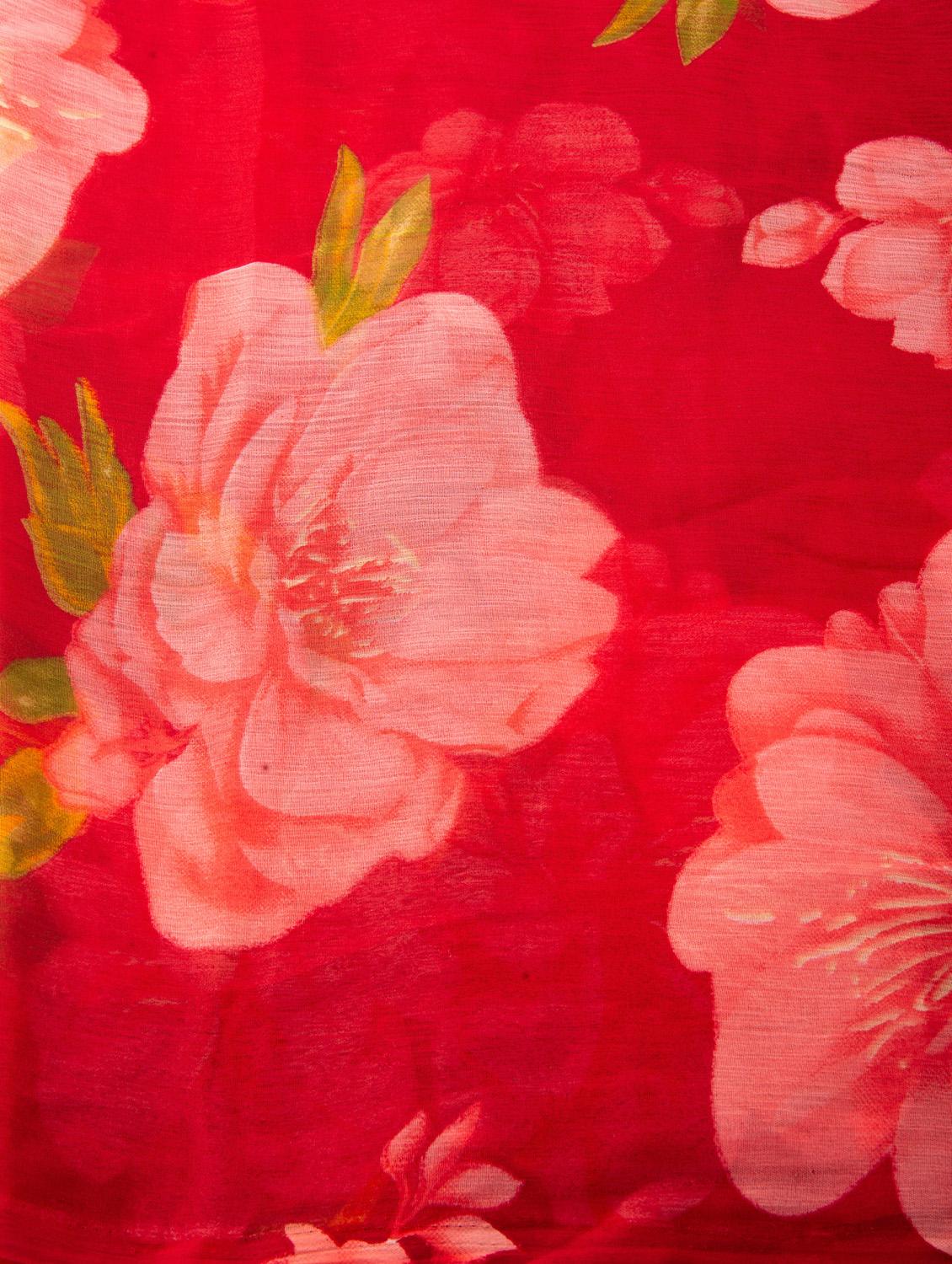 women floral printed saree - 22042421 - Standard Image - 5