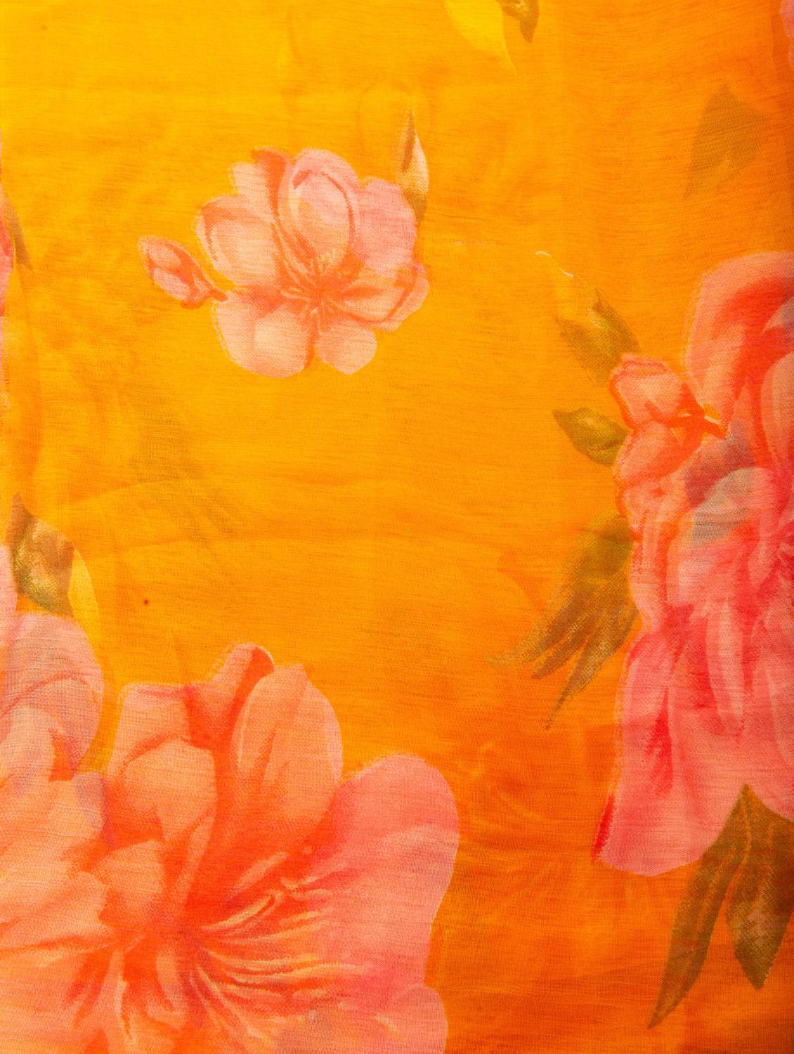 women floral printed saree - 22042423 - Standard Image - 5