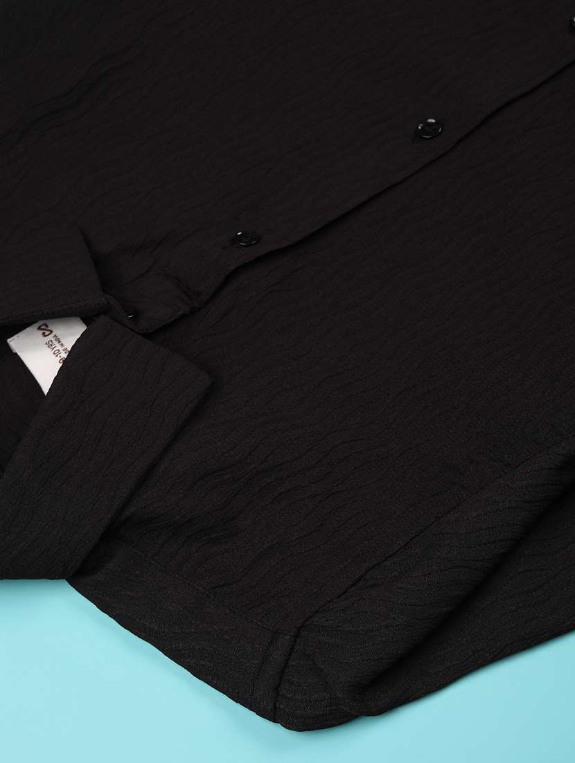 boys solid long sleeve casual shirt - 22042579 -  Standard Image - 3