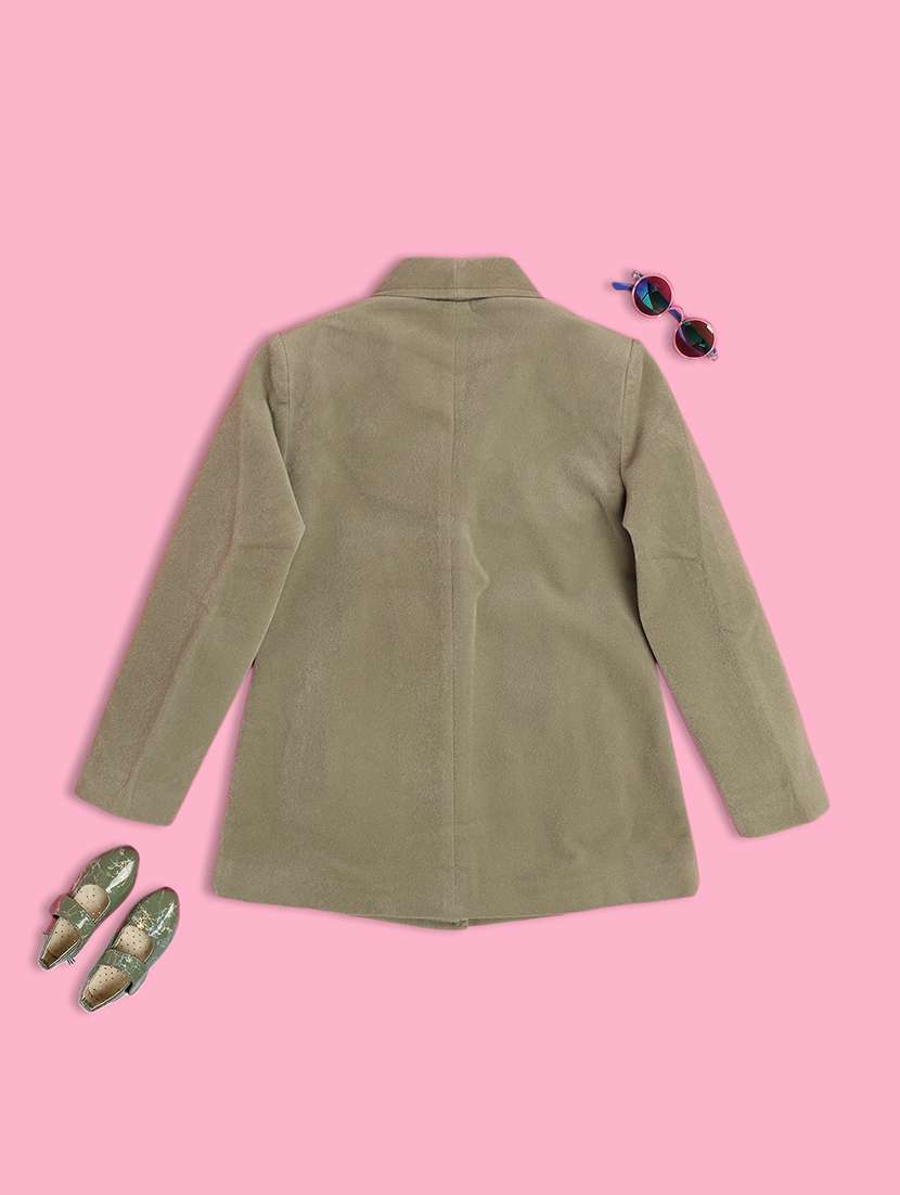 Women Solid Long Sleeve Blazer - 22042598 -  Standard Image - 3