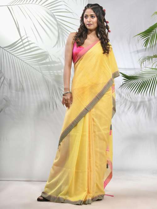 women self design handloom saree with blouse - 22042690 -  Standard Image - 0