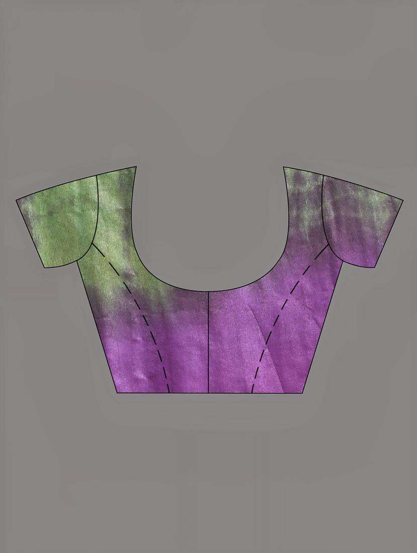 women shibori printed saree with blouse - 22042703 -  Standard Image - 3