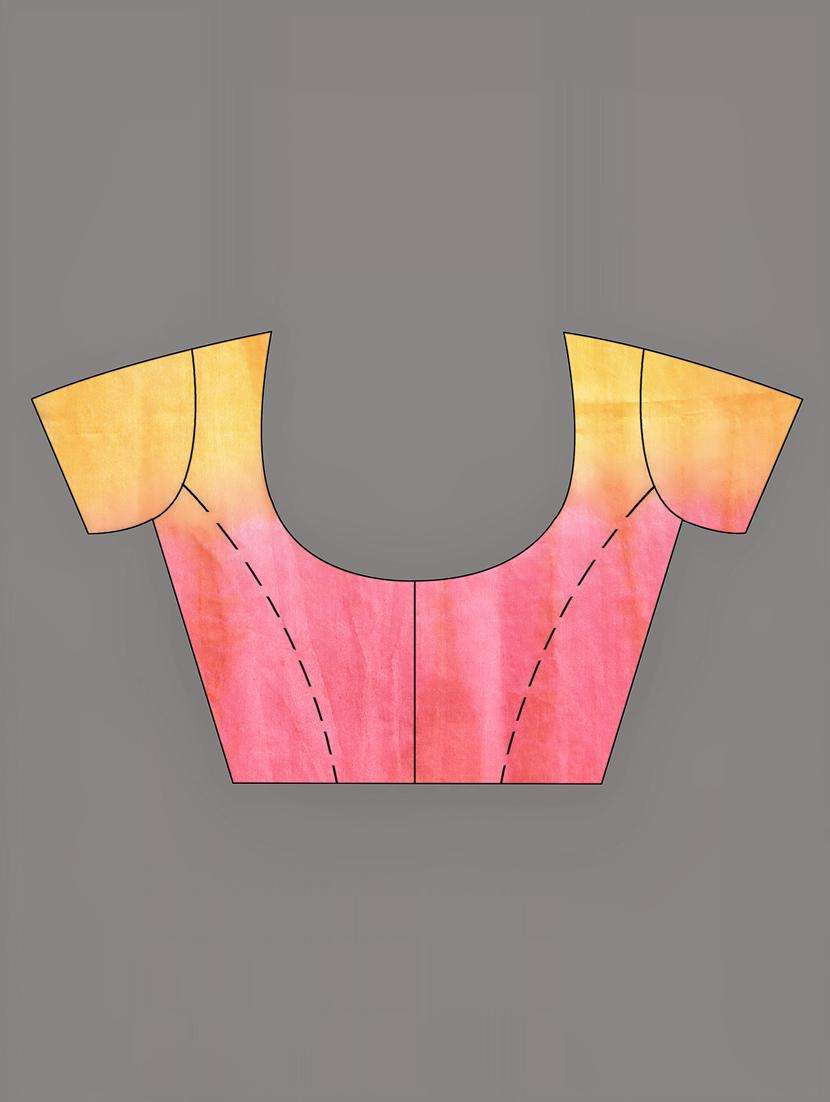 women shibori printed saree with blouse - 22042704 -  Standard Image - 3