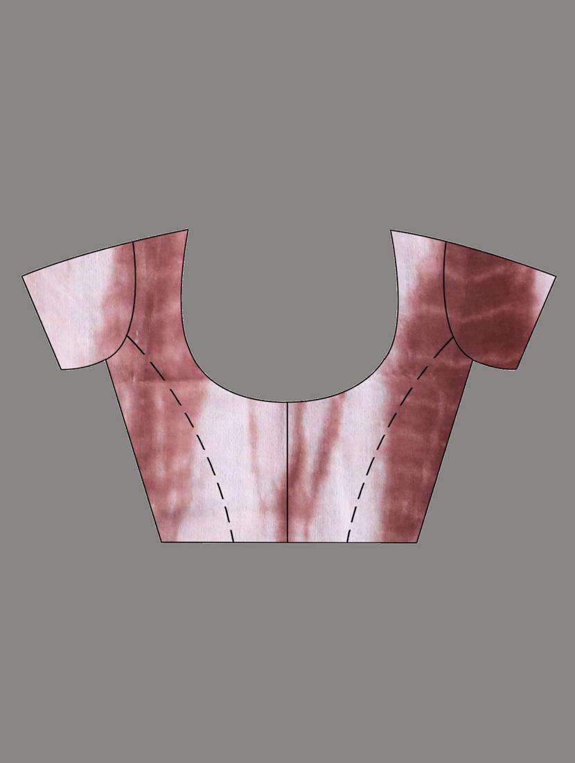 women shibori handloom saree with blouse - 22042710 -  Standard Image - 3