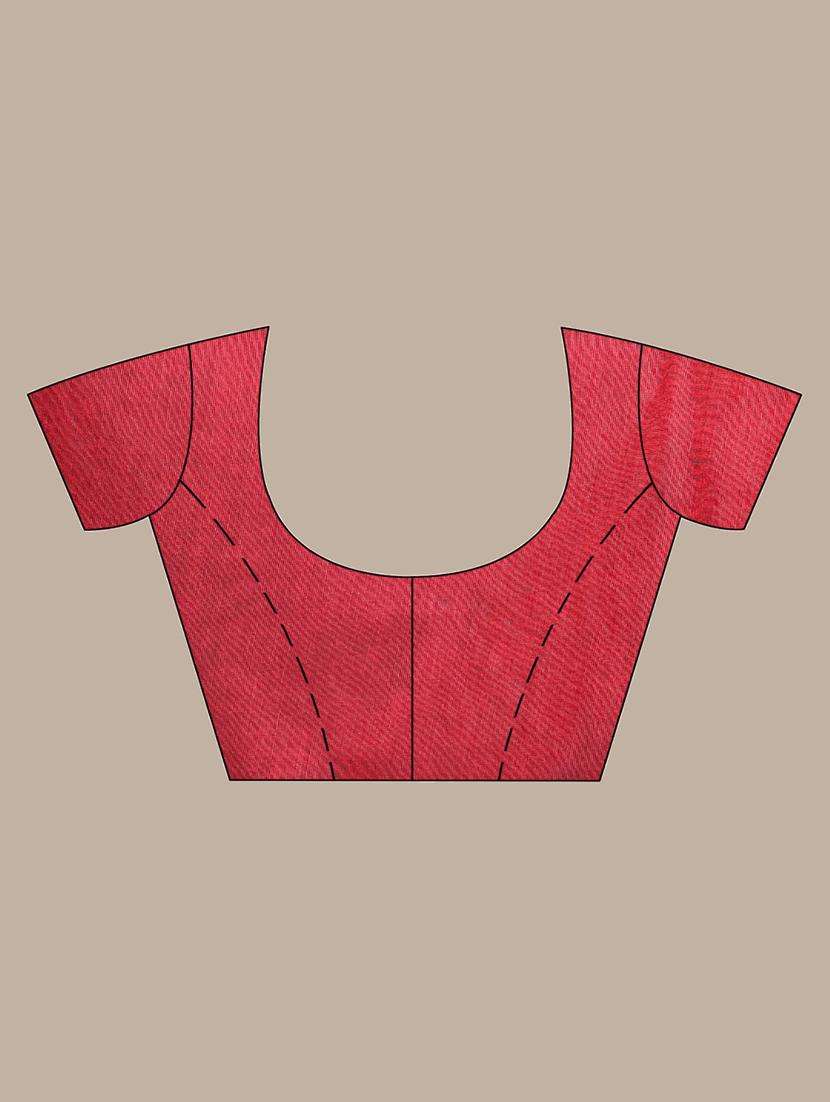 women striped handloom saree with blouse - 22042716 -  Standard Image - 3