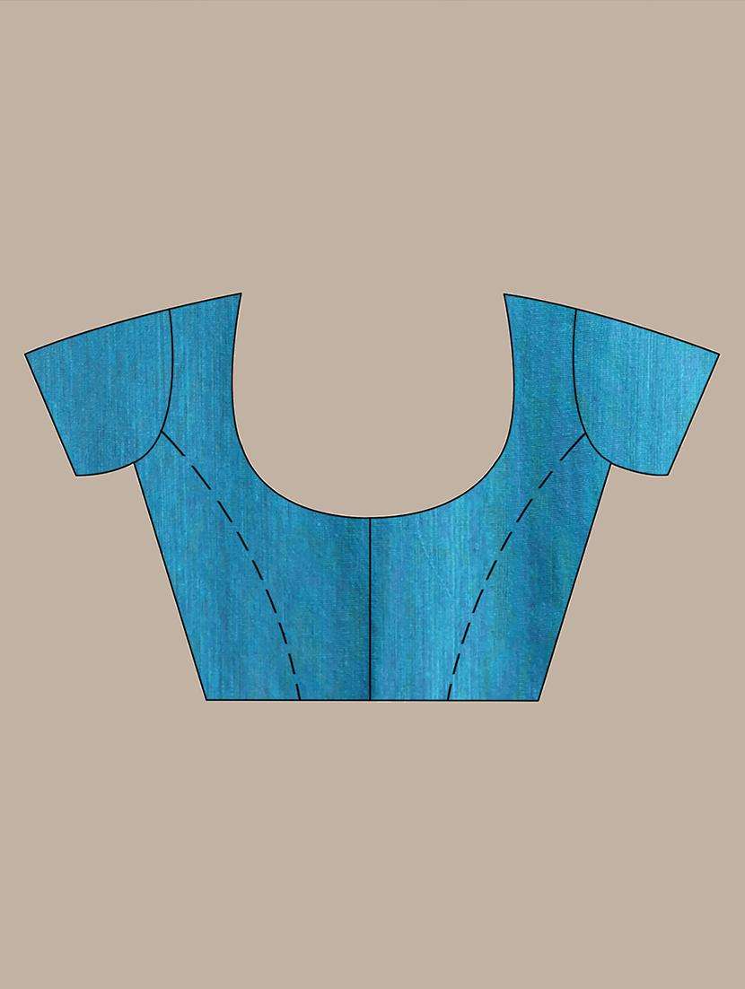 women solid with work embellished saree with blouse - 22042802 -  Standard Image - 3