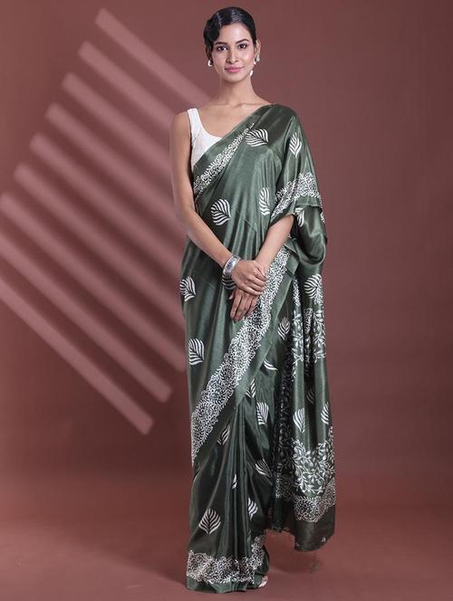 women printed casual wear saree with blouse - 22042810 - Standard Image - 0