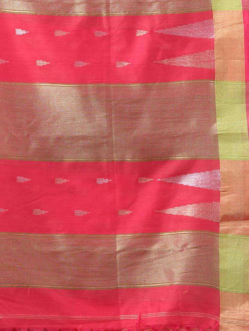 women self design handloom saree with blouse - 22042827 -  Standard Image - 3