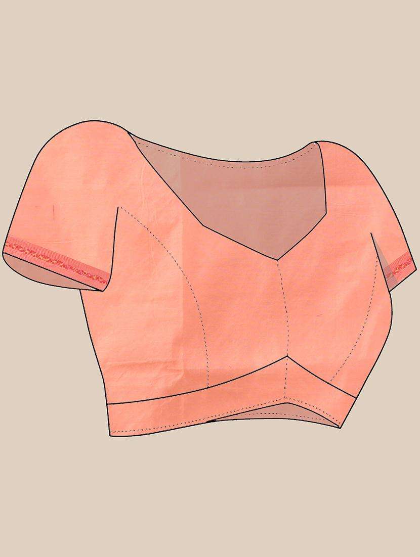 women self design handloom saree with blouse - 22042842 -  Standard Image - 3